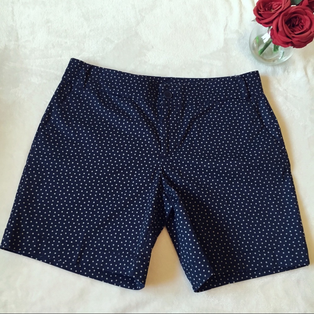 Chaps Navy Shorts with White Stars - Size 4 - Picture 1 of 4